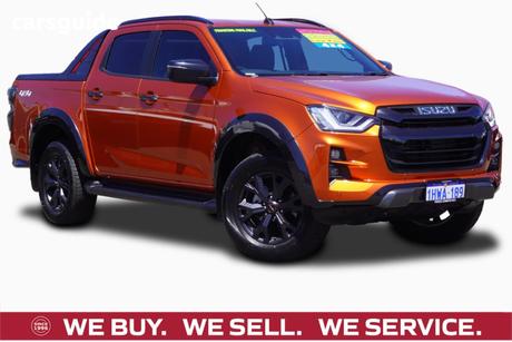 Orange 2023 Isuzu D-MAX Crew Cab Utility X-Terrain (4X4)
