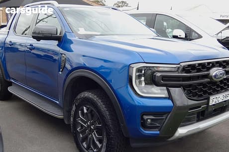 Blue 2024 Ford Ranger Double Cab Pick Up Wildtrak 3.0 (4X4)