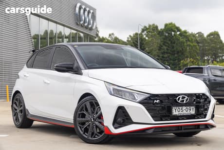 White 2023 Hyundai I20 Hatchback N