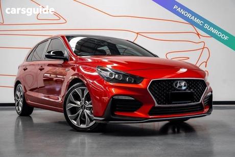 Orange 2022 Hyundai I30 Hatchback N Line Premium