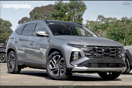 Silver 2025 Hyundai Tucson Wagon Premium Hybrid (Awd)