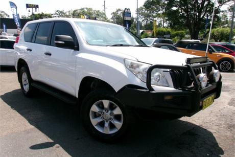 White 2012 Toyota Landcruiser Prado Wagon Gx (4X4)