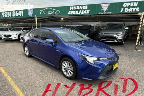 Blue 2022 Toyota Corolla Sedan Ascent Sport Hybrid