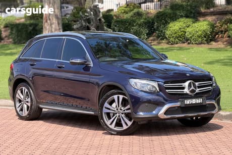 Blue 2017 Mercedes-Benz GLC250 Wagon