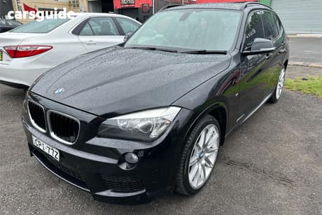 Black 2013 BMW X1 Wagon Xdrive 20D Sportline