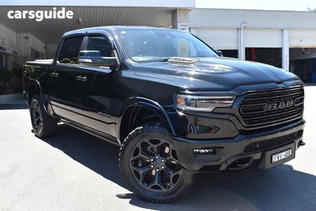 Black 2023 RAM 1500 Crew Cab Utility Limited Rambox (Hybrid)