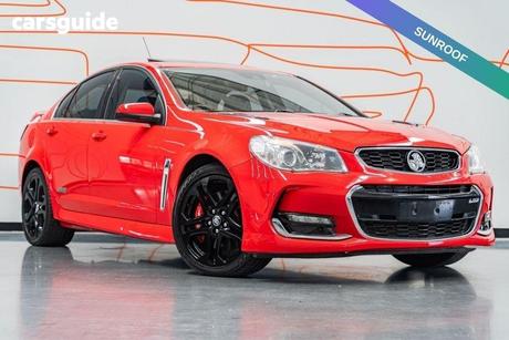 Red 2016 Holden Commodore Sedan Ss-V Redline