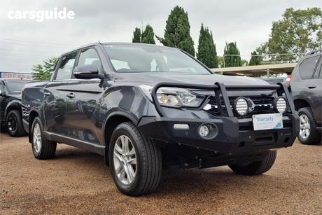 Grey 2020 Ssangyong Musso Dual Cab Utility Ultimate
