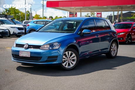 Blue 2015 Volkswagen Golf Hatchback 92 Tsi Comfortline