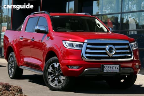 Red 2023 GWM UTE Dual Cab Utility Cannon-X (4X4)