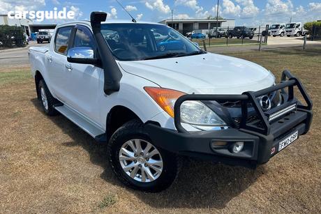 White 2012 Mazda BT-50 Dual Cab Utility Xtr (4X4)
