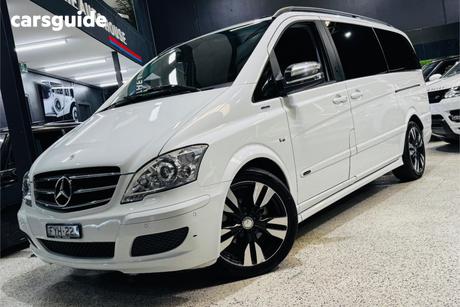 White 2013 Mercedes-Benz Viano Wagon 3.0 Cdi Be