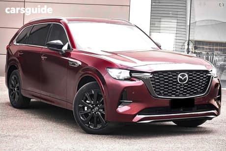 Red 2025 Mazda CX-80 Wagon G40E Gt