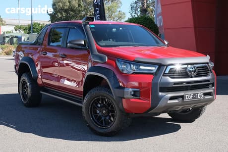 Red 2022 Toyota Hilux Double Cab Pick Up Rogue (4X4)
