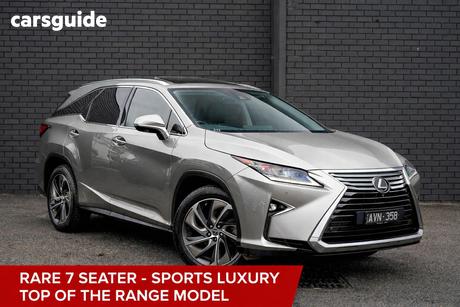 Silver 2018 Lexus RX350L Wagon Sports Luxury