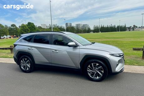 Silver 2021 Hyundai Tucson Wagon Elite (Awd)