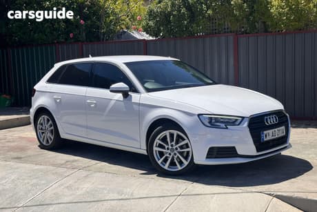White 2017 Audi A3 Hatch 1.4 TFSI SPORTBACK COD 8V MY18