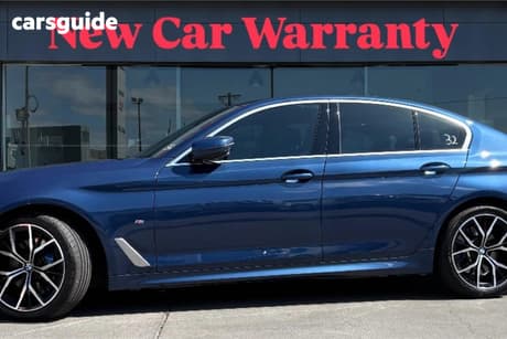 Blue 2023 BMW 530D Sedan M Sport Lci