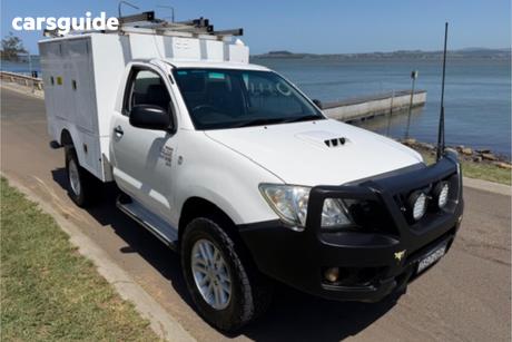 White 2011 Toyota Hilux Cab Chassis Sr (4X4)
