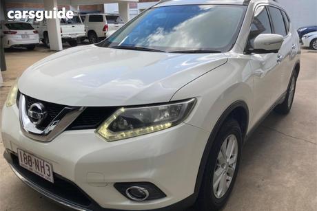 White 2015 Nissan X-Trail Wagon St-L 7 Seat (Fwd)