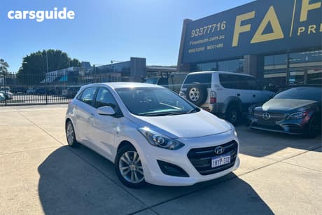 White 2015 Hyundai I30 Hatchback Active
