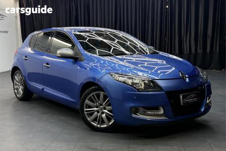 Blue 2013 Renault Megane Hatchback Gt-Line
