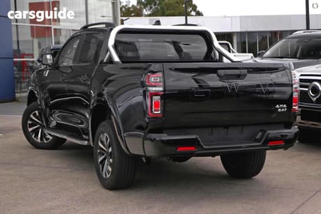 Black 2025 GWM Cannon Dual Cab Utility Ultra (4X4)