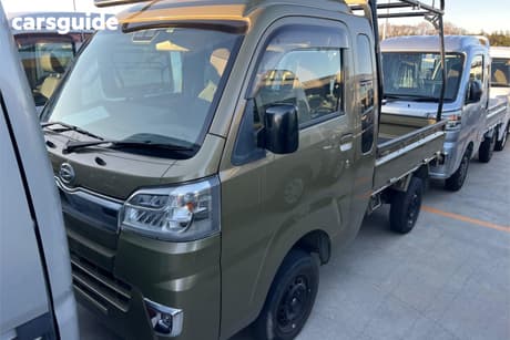 Green 2019 Daihatsu Hijet Ute Tray JUMBO TONKA EDITION
