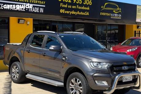 Grey 2017 Ford Ranger Dual Cab Pick-up Wildtrak 3.2 (4X4)