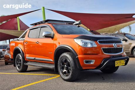 Orange 2013 Holden Colorado Crew Cab Pickup Ltz (4X4)