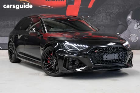 Black 2020 Audi RS4 Wagon Avant 2.9 Tfsi Quattro