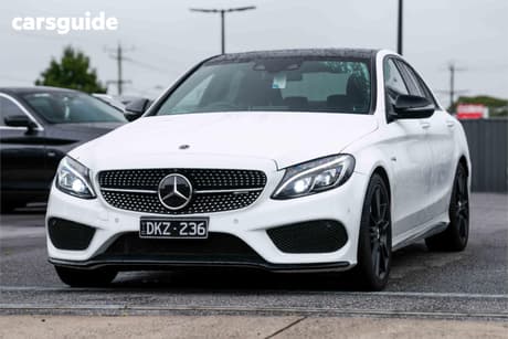 White 2018 Mercedes-Benz C43 Coupe
