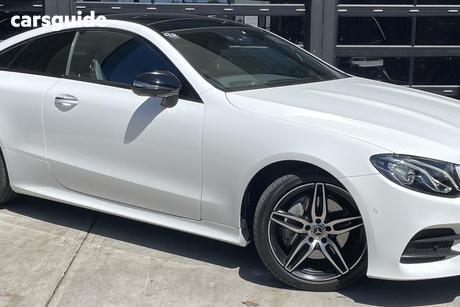 White 2017 Mercedes-Benz E220 Coupe D