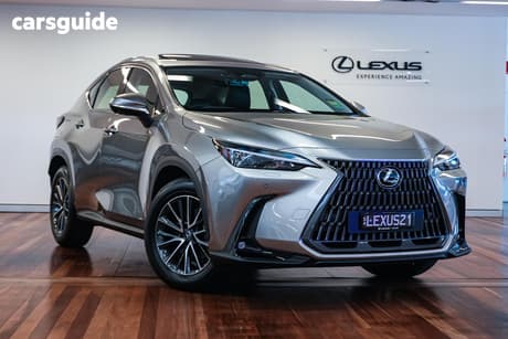 Silver 2025 Lexus NX450H+ Wagon F Sport + Ep2 Phev Awd