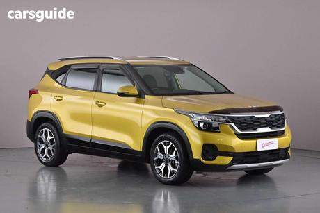 Yellow 2020 Kia Seltos Wagon Sport+ (Fwd)