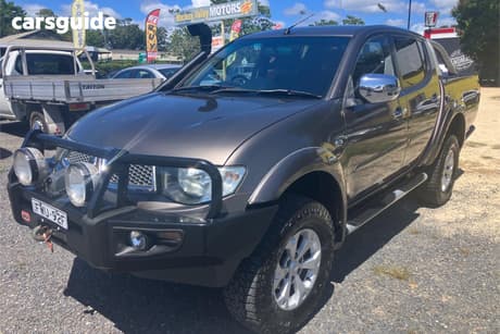 Brown 2015 Mitsubishi Triton Double Cab Utility Glx-R (4X4)