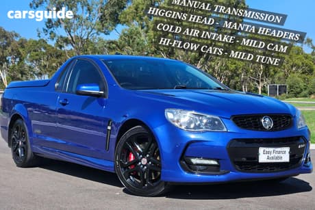 Blue 2016 Holden UTE Utility Ss-V Redline