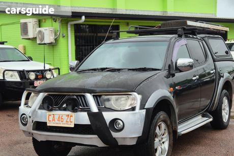 Black 2009 Mitsubishi Triton Double Cab Utility Glx-R (4X4)