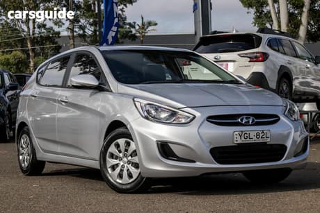 Silver 2017 Hyundai Accent Hatchback Active