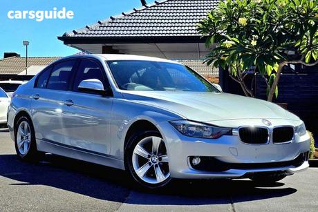 Silver 2014 BMW 318D Sedan