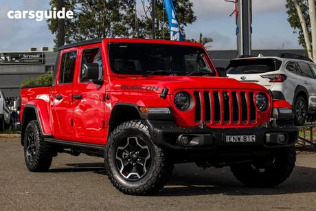Red 2020 Jeep Gladiator Dual Cab Utility Rubicon (4X4)