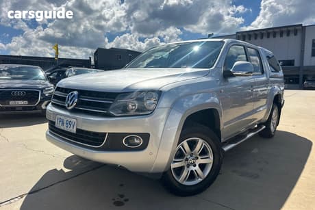 Silver 2015 Volkswagen Amarok Dual Cab Utility Tdi420 Highline (4X4)
