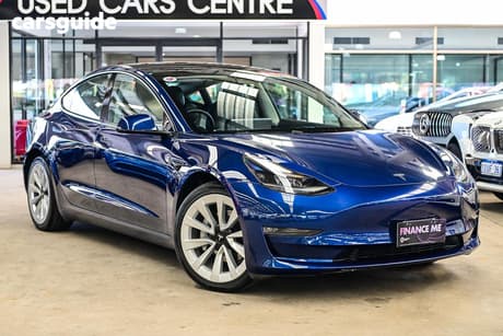 Blue 2022 Tesla Model 3 Sedan Long Range