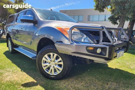 Grey 2012 Mazda BT-50 Dual Cab Utility Xtr (4X4)