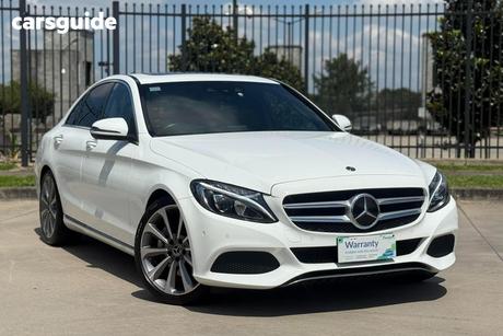 White 2018 Mercedes-Benz C300 Sedan