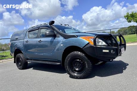 Blue 2013 Mazda BT-50 Dual Cab Utility Xt (4X4)