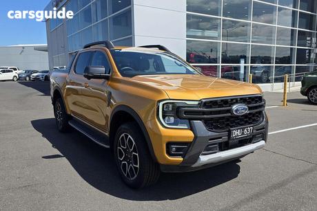 Yellow 2024 Ford Ranger Double Cab Pick Up Wildtrak 2.0 (4X4)