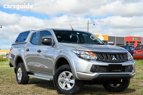 Silver 2018 Mitsubishi Triton Dual Cab Utility Glx Plus (4X4)