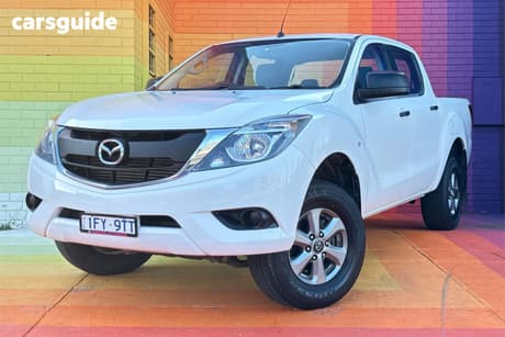 White 2016 Mazda BT-50 Dual Cab Utility Xt (4X2)