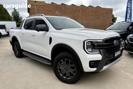 White 2024 Ford Ranger Double Cab Pick Up Wildtrak 3.0 (4X4)